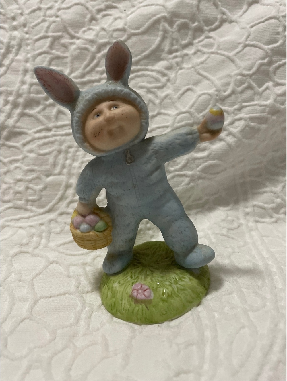 Vintage Cabage Patch Bunny costume figurine